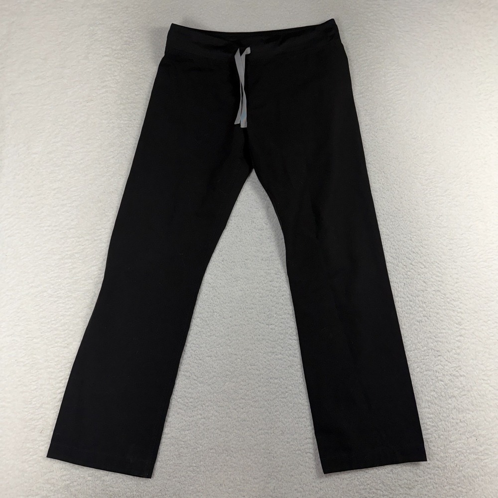 FIGS Livingston Technical Collection Black Straight Leg Scrub Pants Men's XS W30